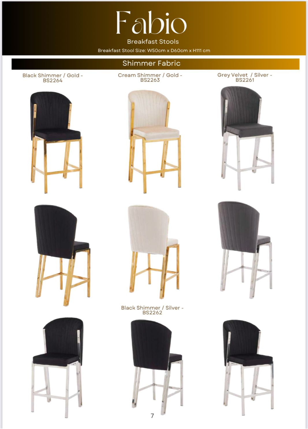 🪑FABIO BAR STOOL