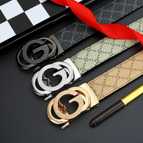 Top genuine leather and cowhide material fashion casual luxury brand men's belt