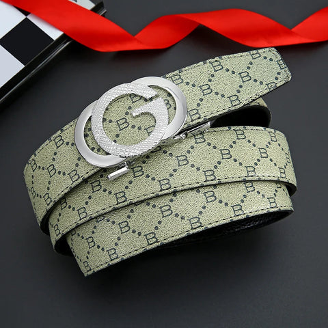 Top genuine leather and cowhide material fashion casual luxury brand men's belt