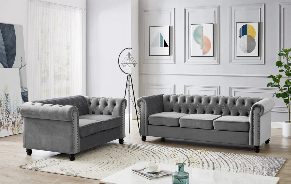 🛋️ Chesterfield 3+2 Seater Sofa Set