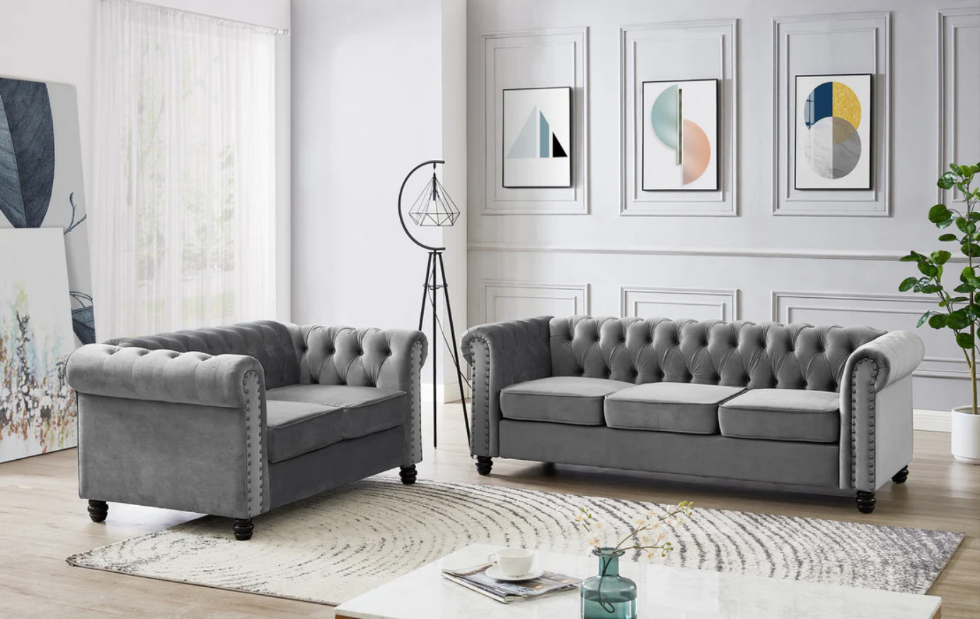 🛋️ Chesterfield 3+2 Seater Sofa Set
