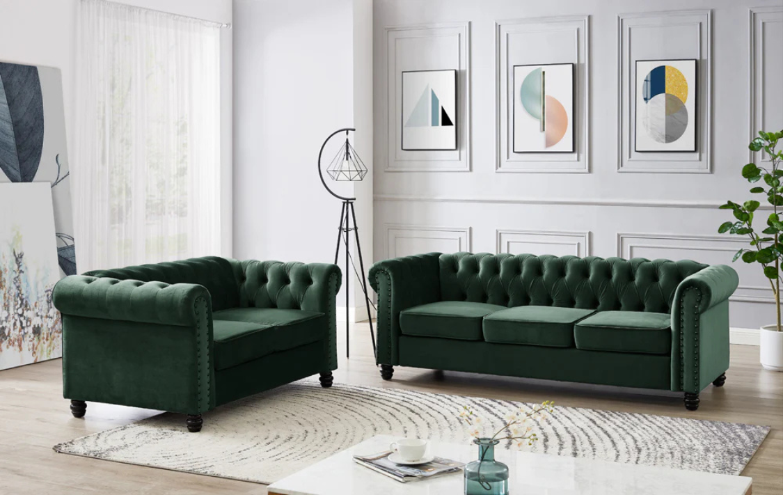 🛋️ Chesterfield 3+2 Seater Sofa Set