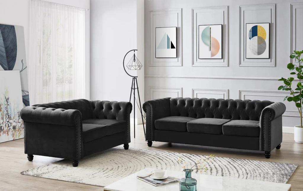 🛋️ Chesterfield 3+2 Seater Sofa Set