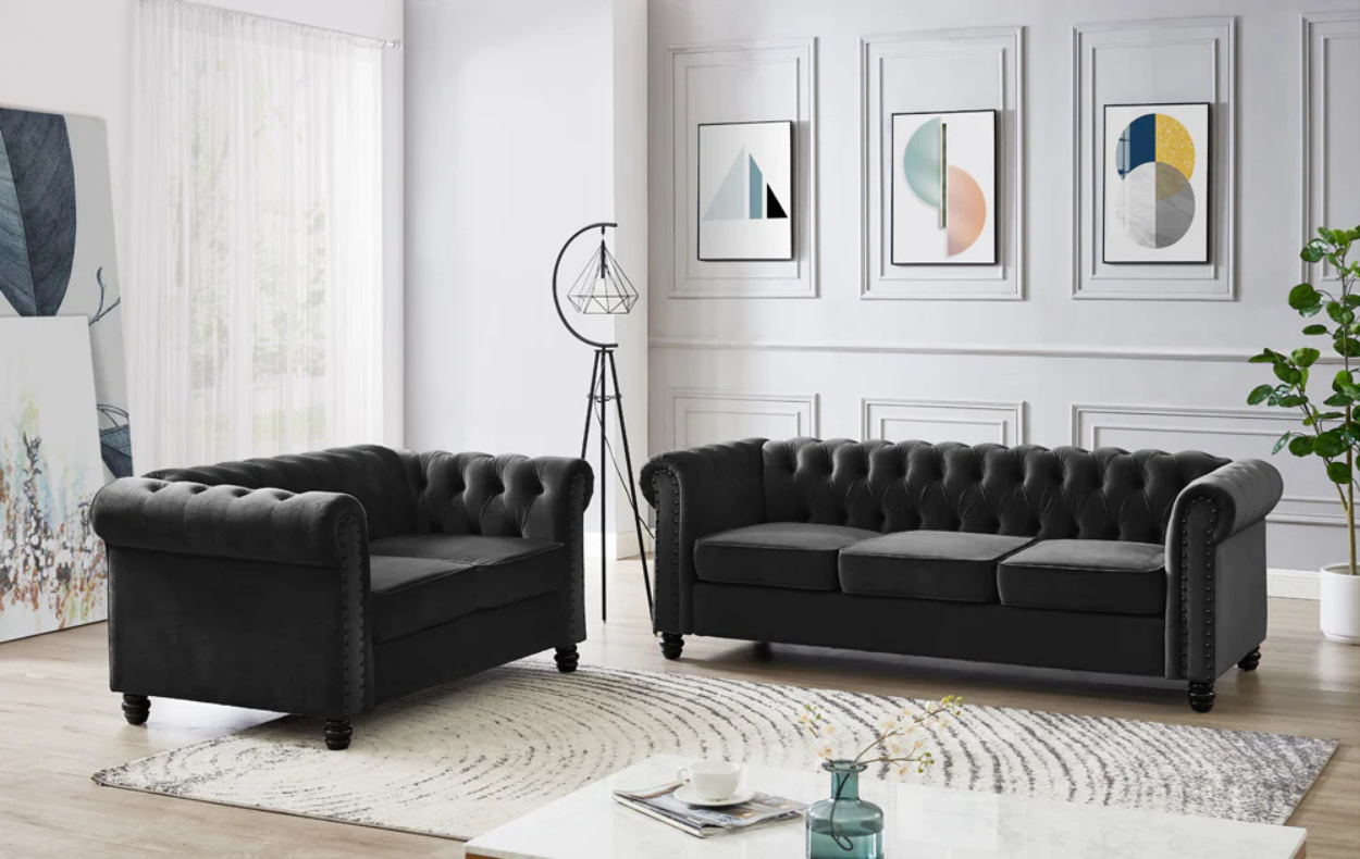 🛋️ Chesterfield 3+2 Seater Sofa Set
