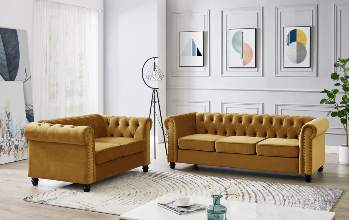 🛋️ Chesterfield 3+2 Seater Sofa Set