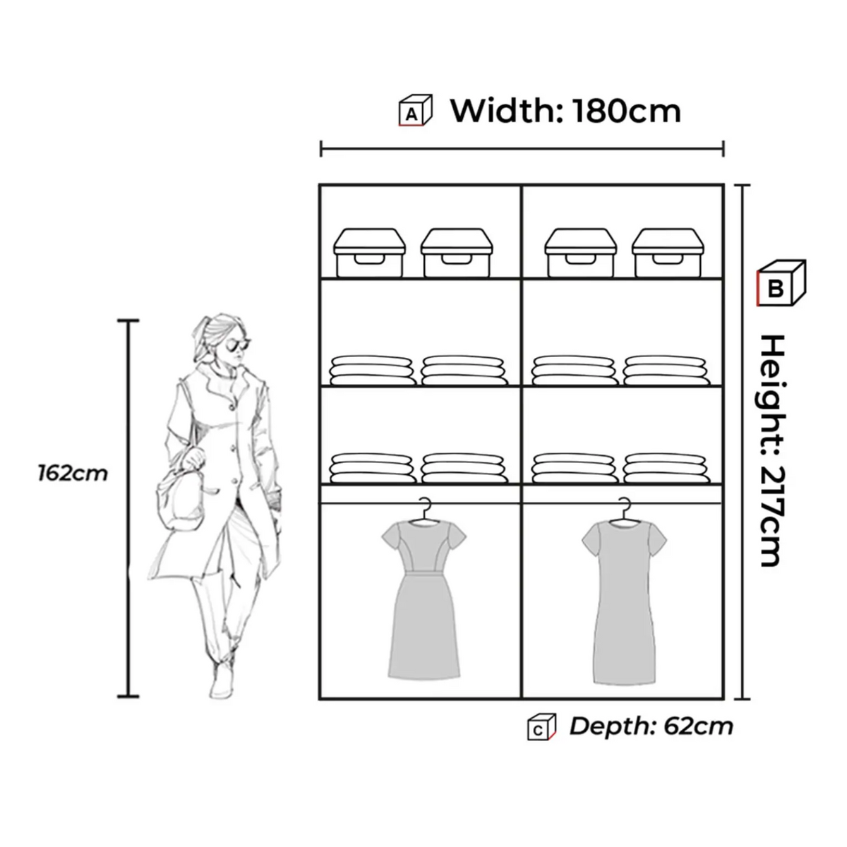 Nicole Sliding Wardrobe