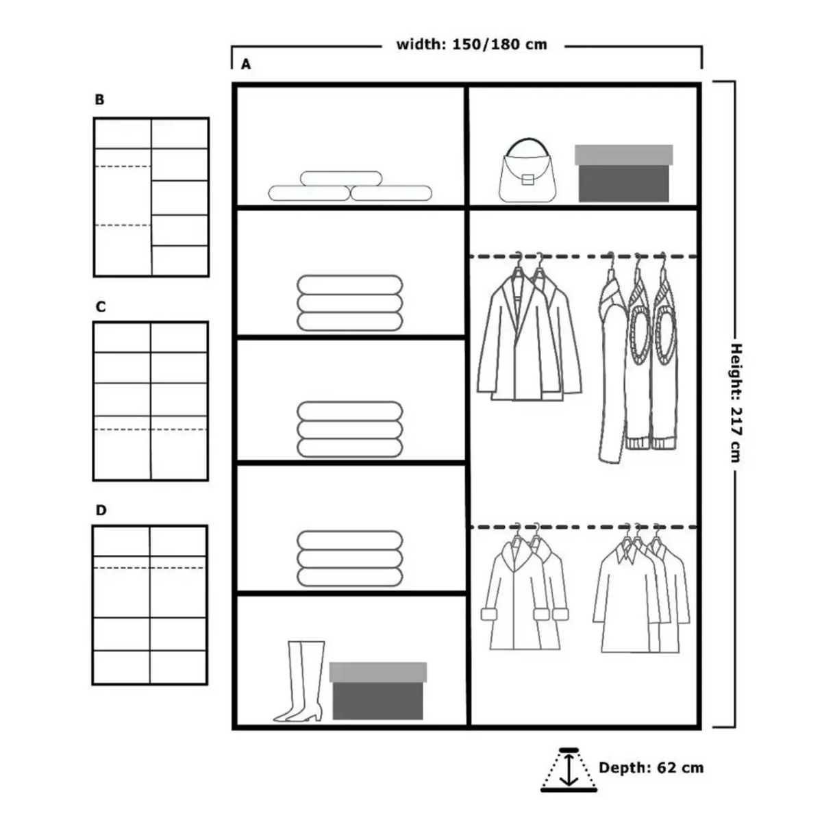 Marika Sliding Wardrobe