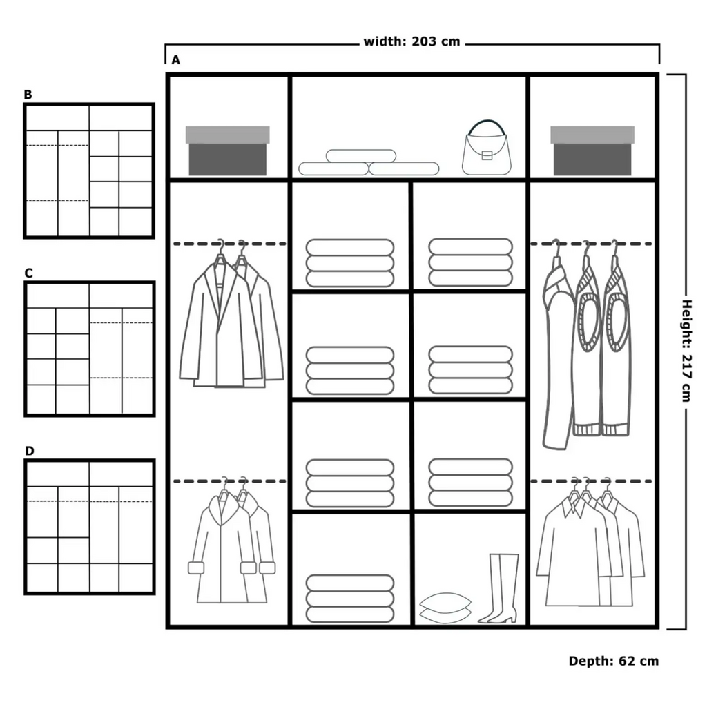 DIAMOND SLIDING WARDROBE