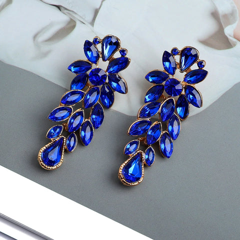 Fashion Metal Alloy Hollow Dangle Earrings For Women