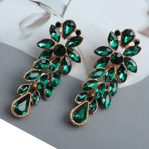 Fashion Metal Alloy Hollow Dangle Earrings For Women