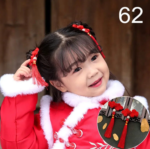 Chinese Hanfu Vintage Dress Headwear Long Tassels Hair Clip Noiva Jewelry