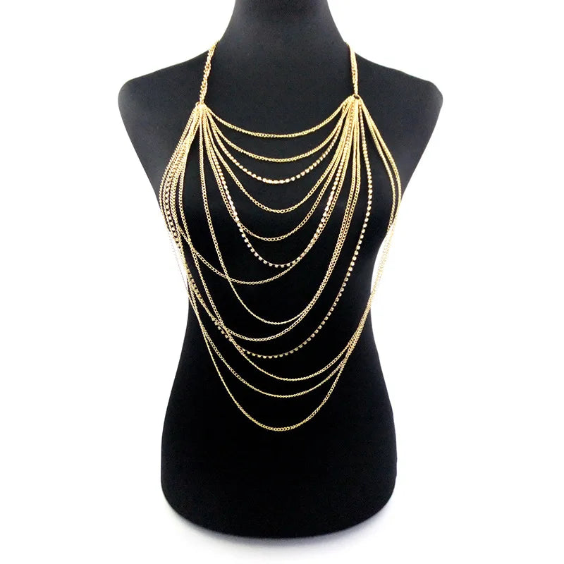 Women Chest Chain Fashion Body Chain Jewelry Sexy Accessories