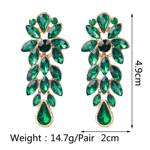 Fashion Metal Alloy Hollow Dangle Earrings For Women