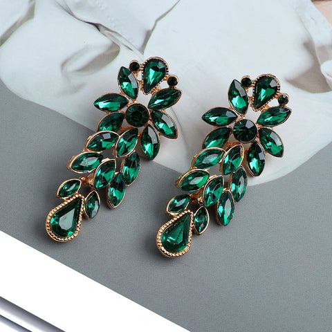 Fashion Metal Alloy Hollow Dangle Earrings For Women