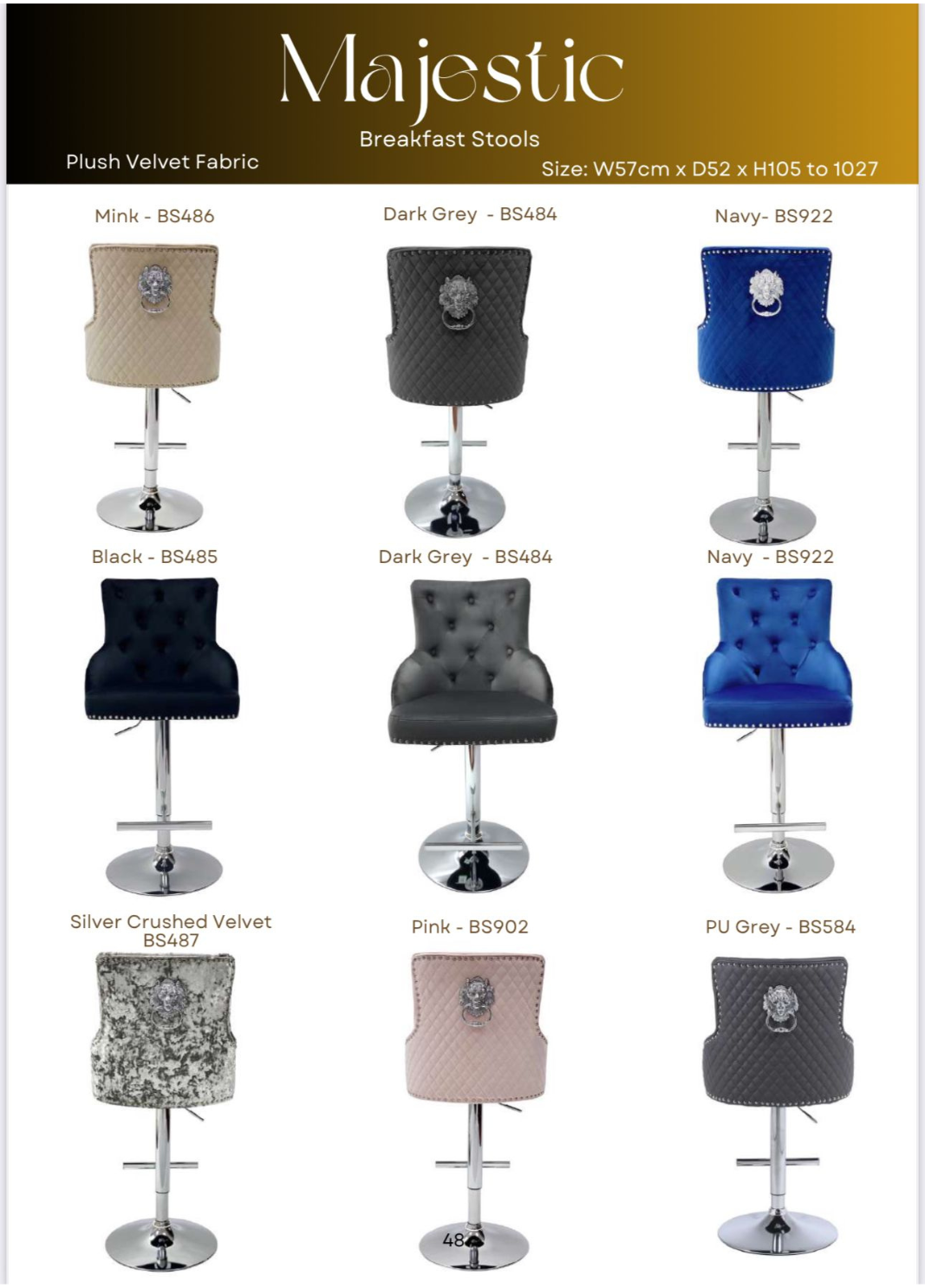 MAJESTIC BAR STOOL