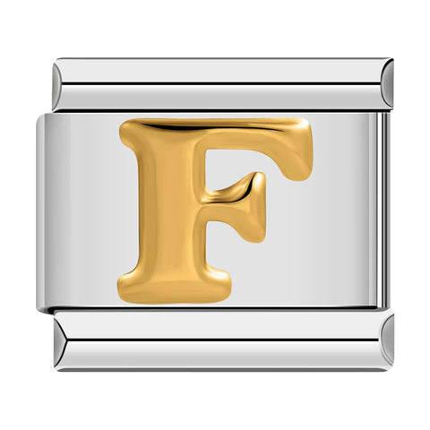 Alphabetic Italian Charm Links