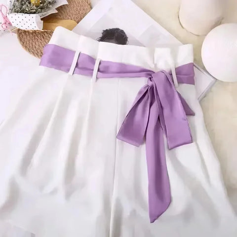 Women Narrow Long Scarf Solid Color Chiffon Silk Ribbon Headbands Choker Streamer