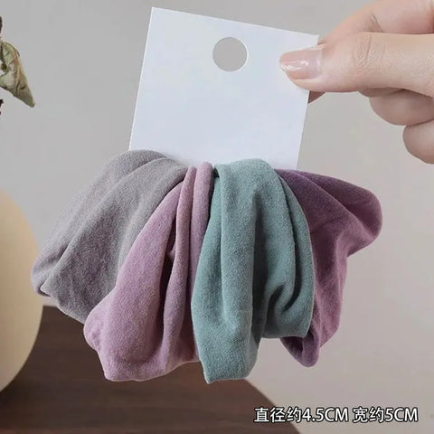 Elegant Satin Hair Scrunchies for Women Softer Than Elastic Bands Hair Rope Ponytail