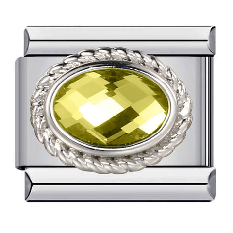 12 Birthstone Italian Charm Links