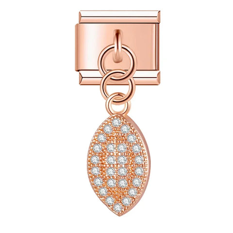 Flower Bowknot Crown Moon Dazzling Charm Links