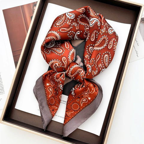 Square Scarf For Women Beach Scarf Fashion Lady Hair Head Bandana