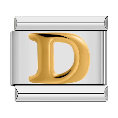 Alphabetic Italian Charm Links