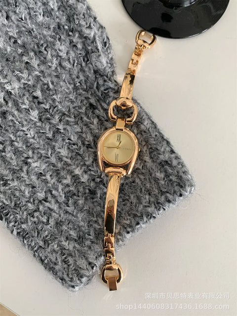 Vintage Bracelet Watch Light Luxury High-end Women's Quartz Watch