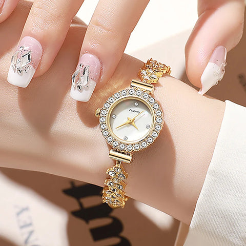 Simple Quartz Wristwatches Small Dial Watches Bracelet Ladies Watch Gift Clock