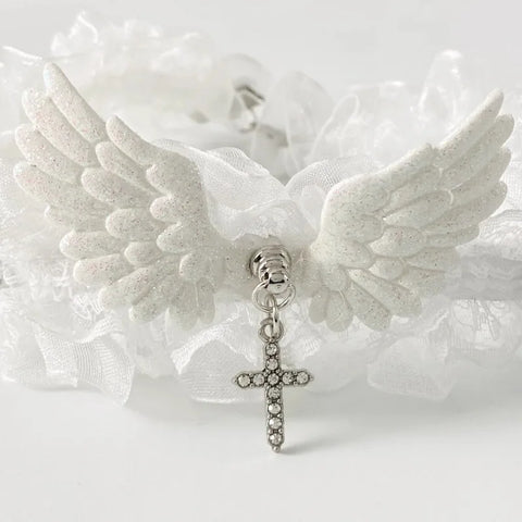 Fashion Solid Color Women Girls Necklace Wide Lace Rivets Lolita Lace Choker