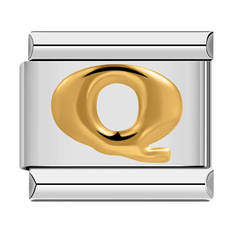 Alphabetic Italian Charm Links