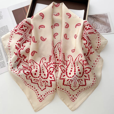 Square Scarf For Women Beach Scarf Fashion Lady Hair Head Bandana