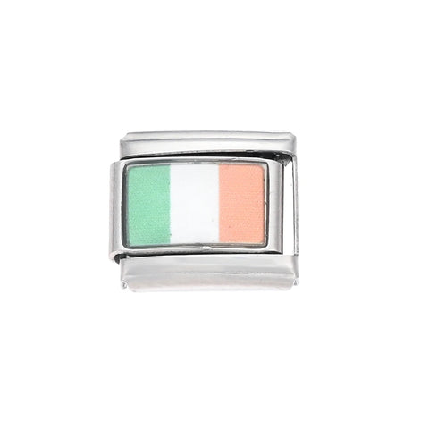 Colorful World Flag Italian Charm Links