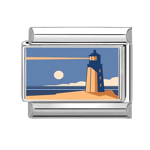 Grey Heart Cat Flower Skull Bead Italian Charm Links