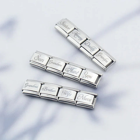 Daddy Mummy Son Wife Famlily  Charm Links