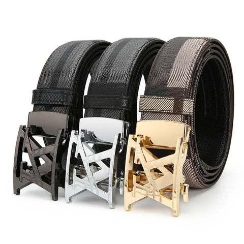 Luxury brand New genuine leather fashionable printed men's belt