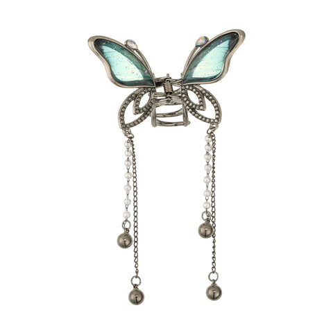 AWAYTR Butterfly Pearl Tassel Shark Crab Clips Girls Hairpin Hair Accessories