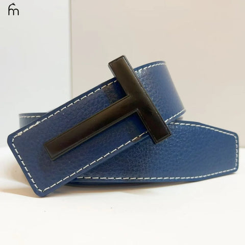 High Quality Luxury Brand Leather Business Men's Belt