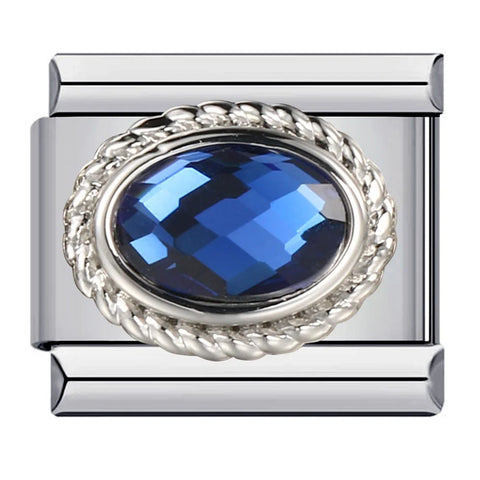 12 Birthstone Italian Charm Links