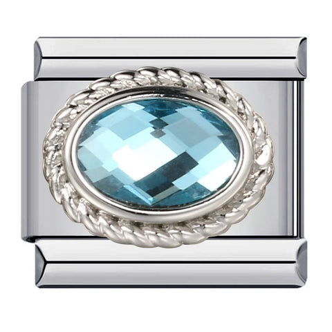 12 Birthstone Italian Charm Links