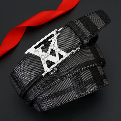 Luxury brand New genuine leather fashionable printed men's belt