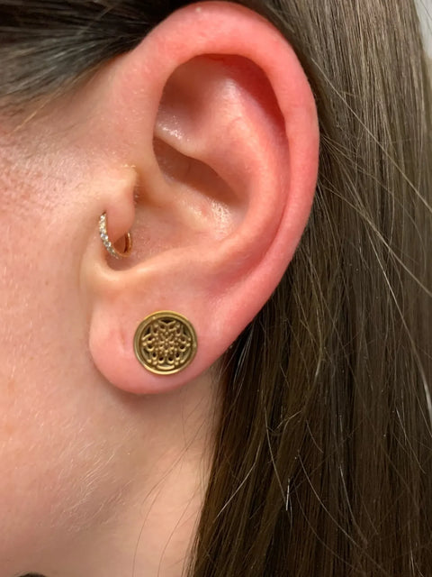 Titanium Piercing Hinged Segment Septum Hoop Nose Rings Clicker