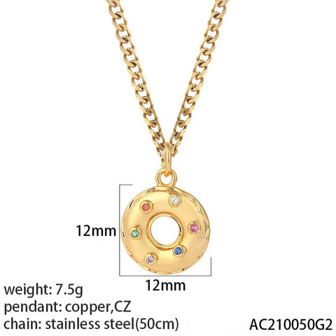 Heart Evil Blue Eye Sun Necklace for Women Cute Dog Bee Elephant Gold Color Pendant