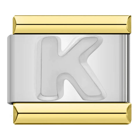 English Letters Italian Charm Links