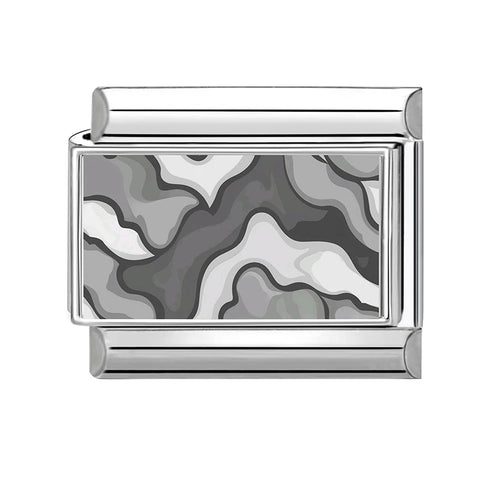 Grey Heart Cat Flower Skull Bead Italian Charm Links