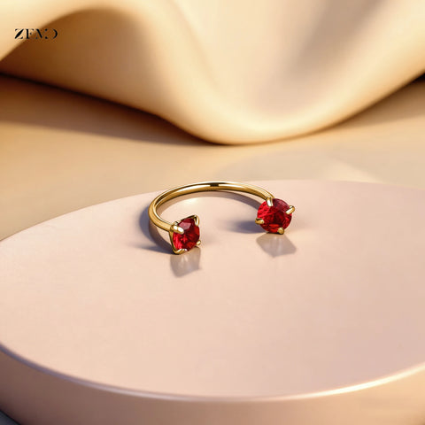 Titanium Steel Horseshoe Nose Rings Double CZ Crystal Screw Septum Rings Helix