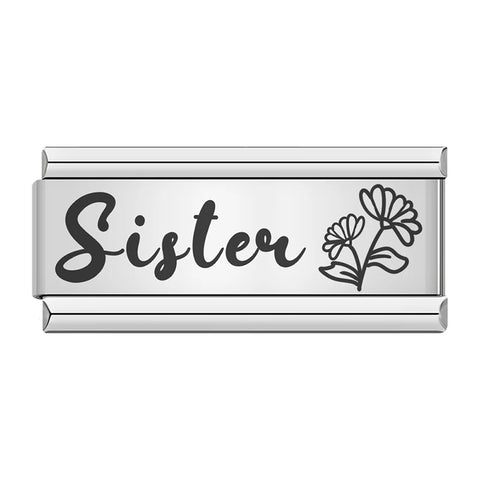 Love Mom Flower Paris Istanbul Long Charm Links