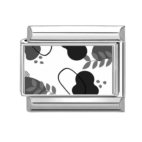 Grey Heart Cat Flower Skull Bead Italian Charm Links