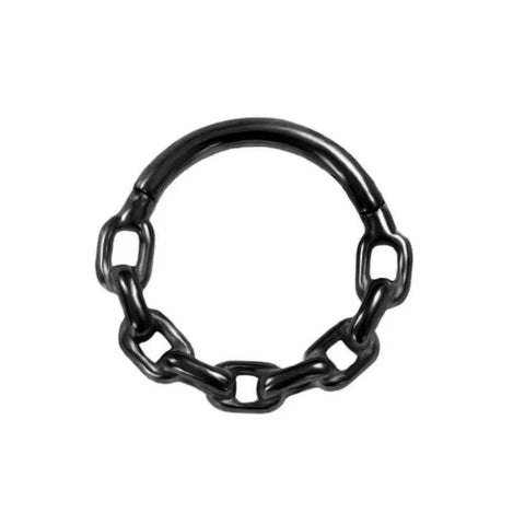 Vine Septum Nose Ring Piercing Hinged Clicker Stainless Steel Daith Clicker Helix Cartilage