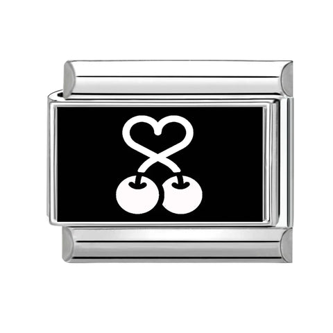 Black Heart Ship Flower Moon Cat Star Candy Charm Links