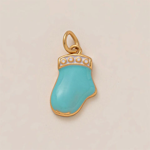 DIY zirconium inlaid gourmet sports pendant with gold plating and color retention